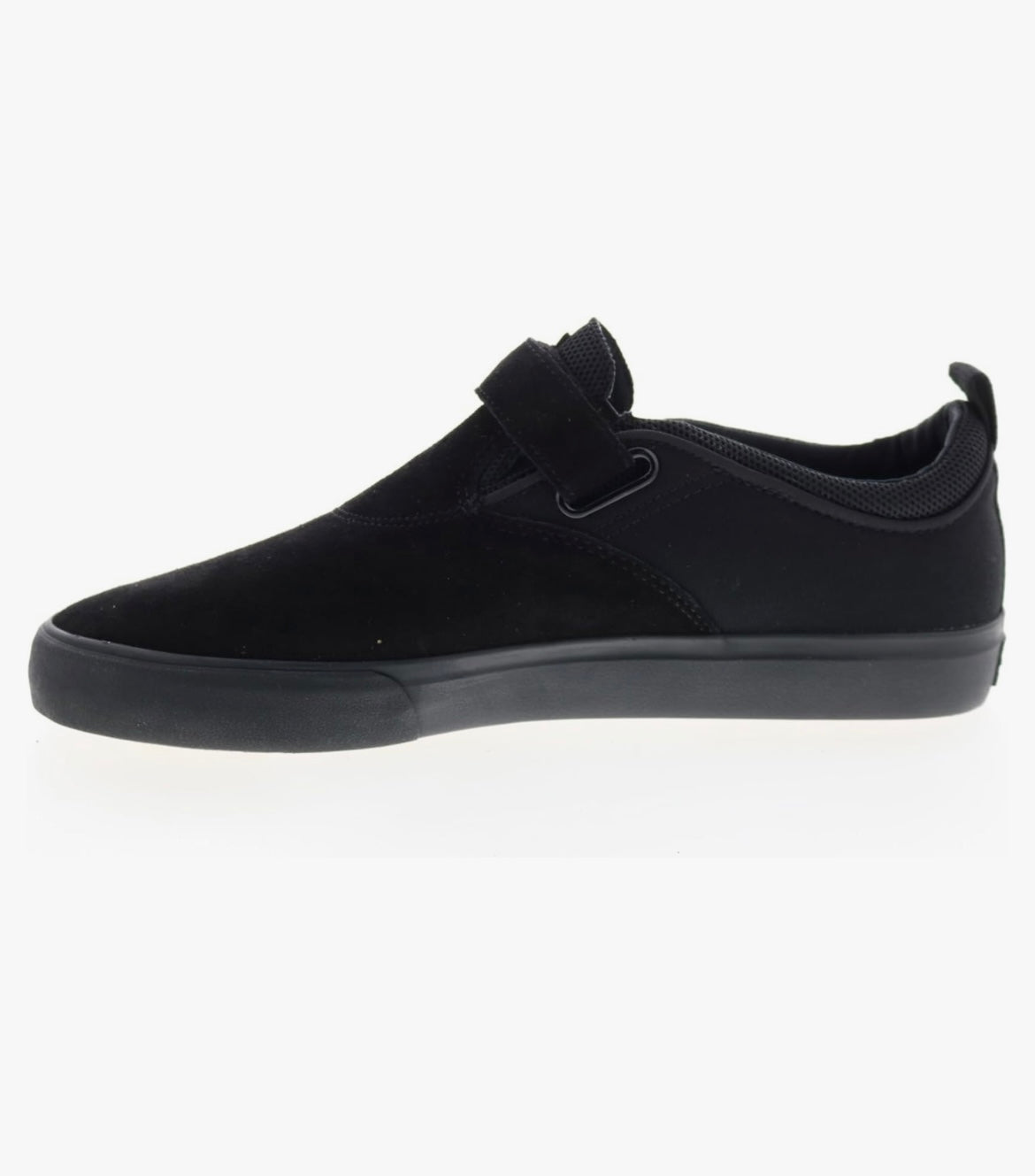 Lakai Riley 2 Skate Shoe Black Suede Velcro