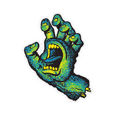 Santa Cruz Street Creep Hand Sticker 4.6 in x 6 in