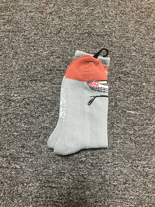 Toy Machine Stoner Crew socks-Charcoal