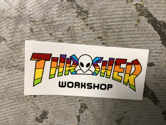 Alien Workshop X Thrasher sticker spectrum