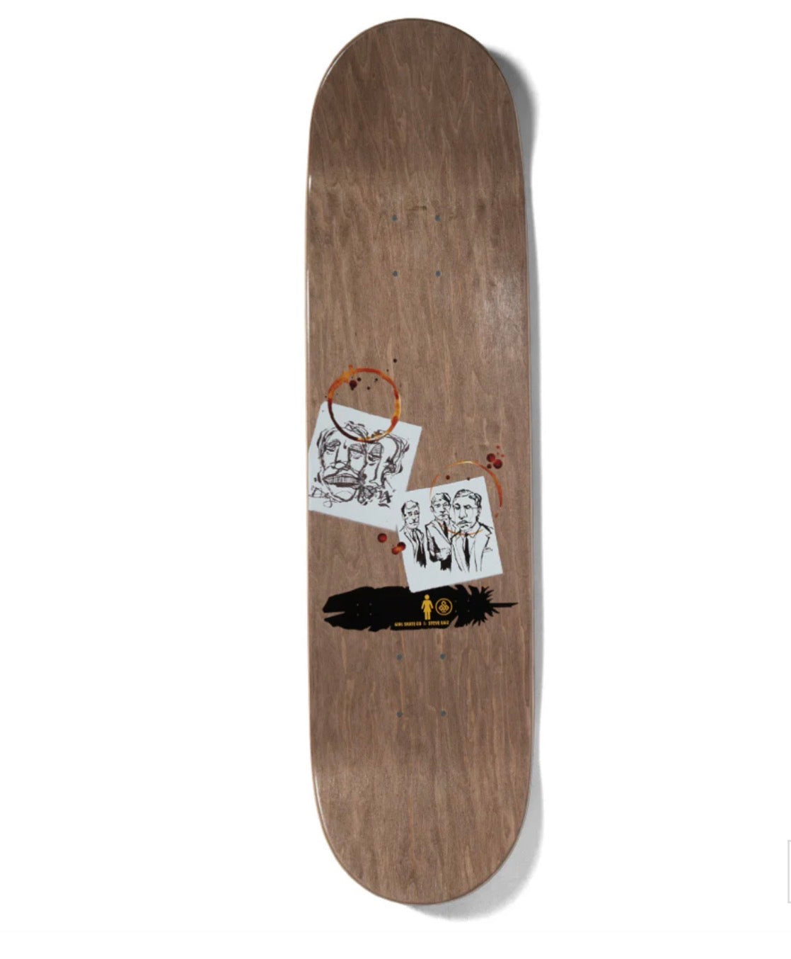 Girl Bannerot Saiz Faces Skateboard Deck