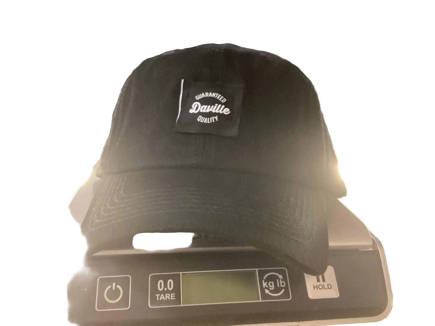 Daville dad hat with buckle strap Quality Logo black