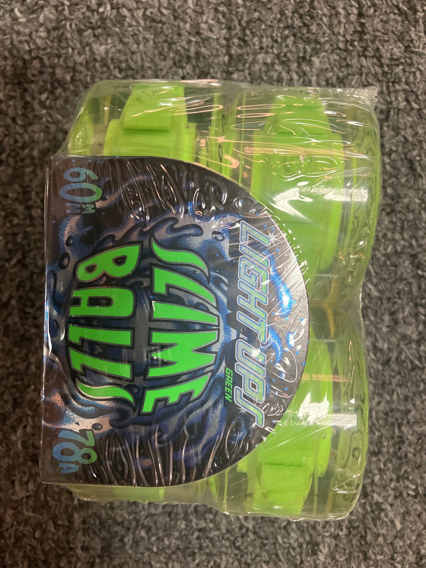 Slime Balls Wheels 60mm 78a Light Up W/ Bearings
