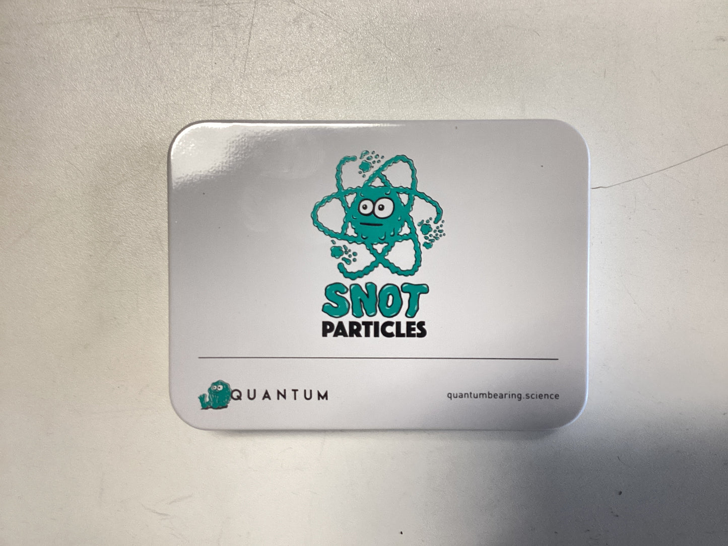 Quantum Snot Particles Bearings