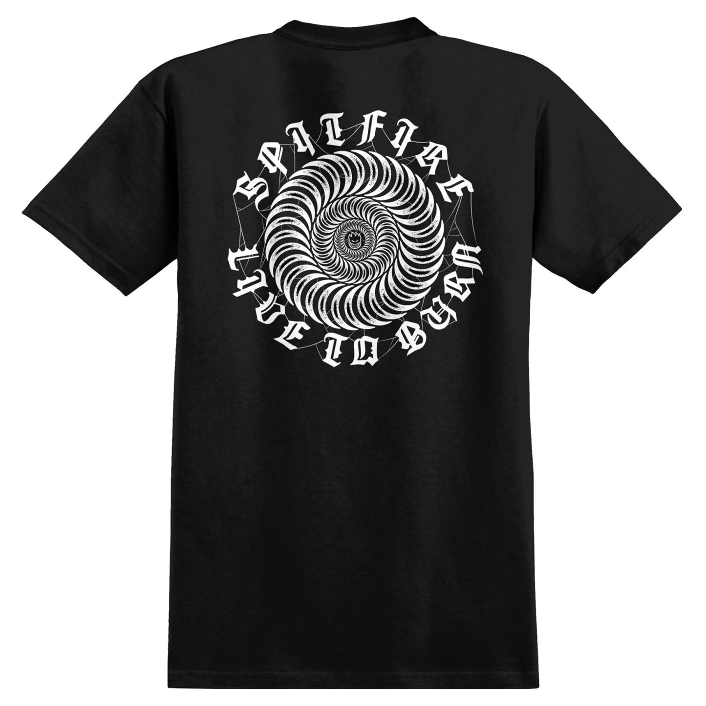 Spitfire Web Classics T Shirt Black