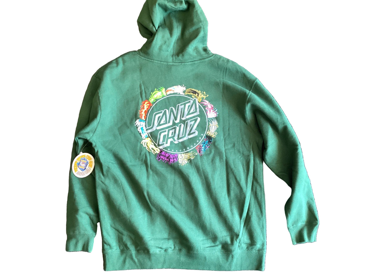 Santa Cruz x Pokèmon Power Dot Hoodie Green