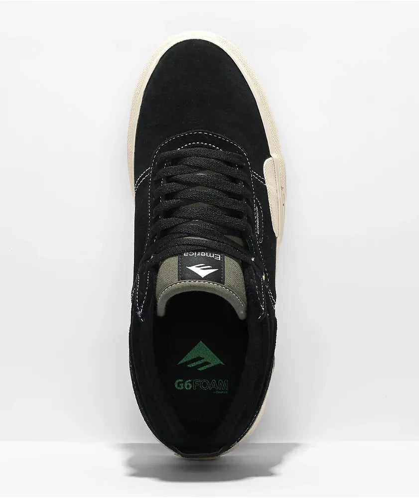 Emerica Pillar Skate Shoes Black/Olive Size 8