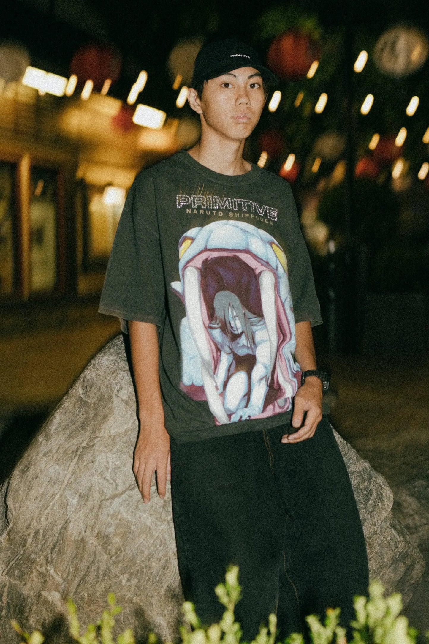 Primitive x Naruto Orochimaru Washed T-Shirt