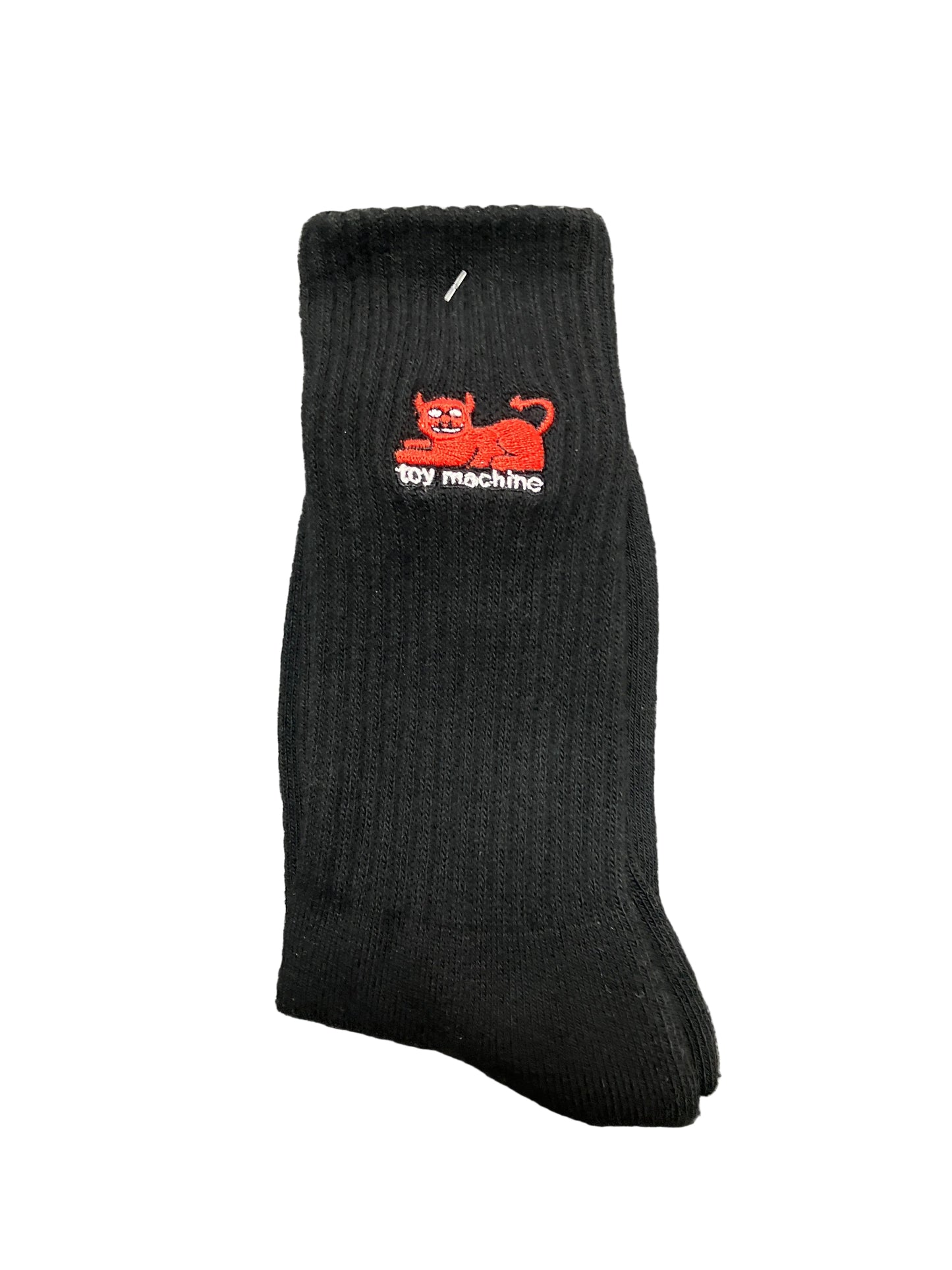 Toy Machine Devil Cat Socks-Black