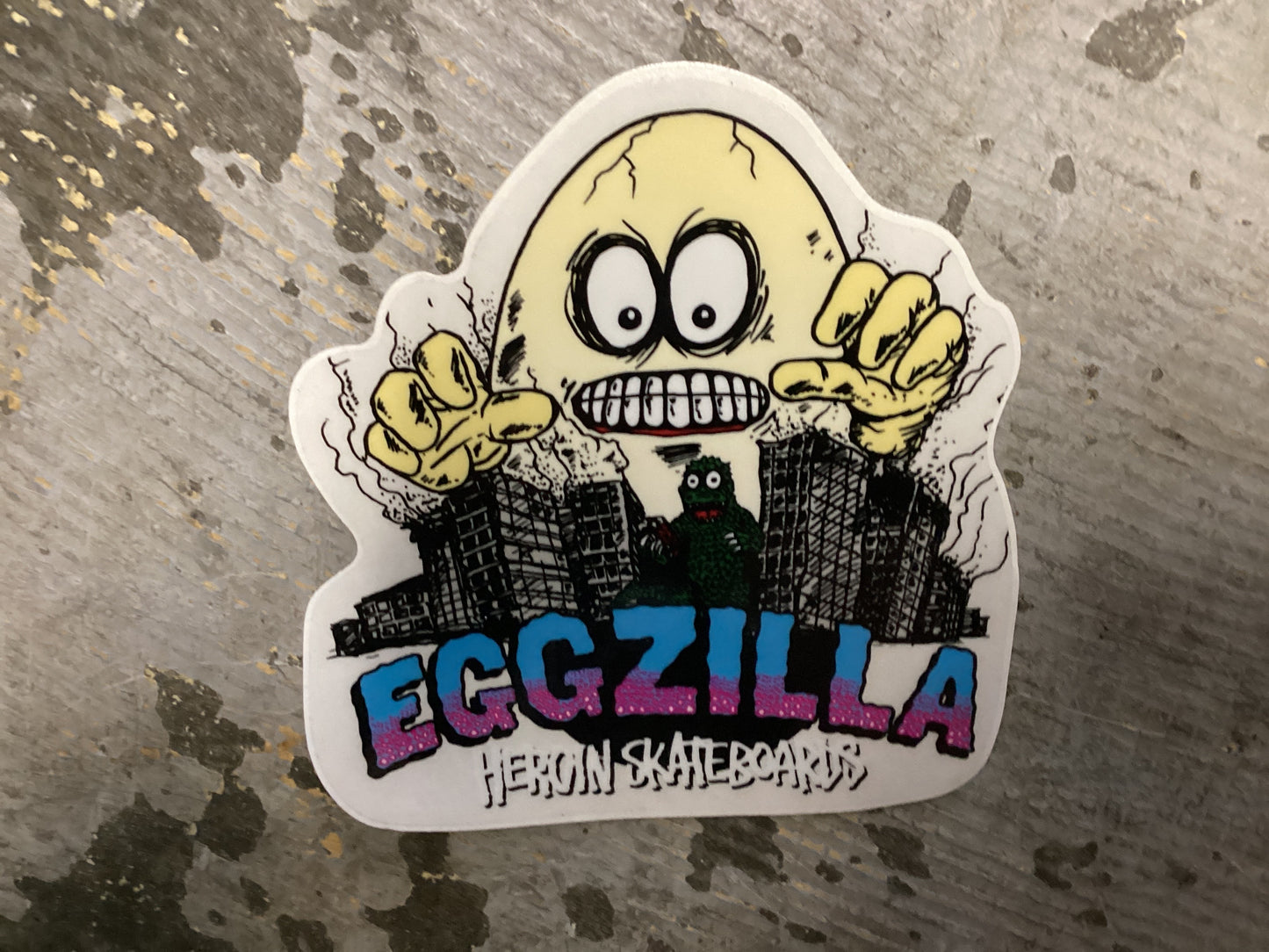 Heroin sticker Eggzilla