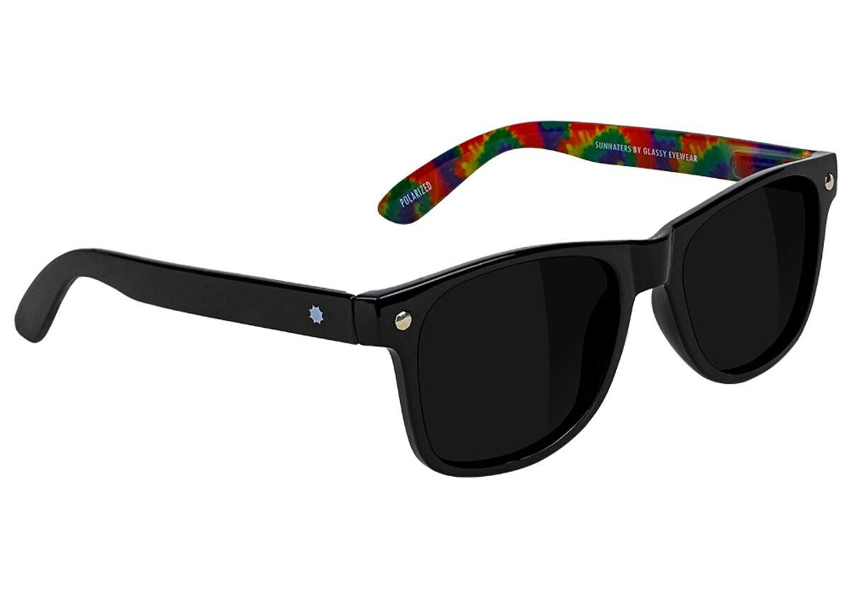 Sun Haters Leonard Polarized Black/Tie Dye Sunglasses