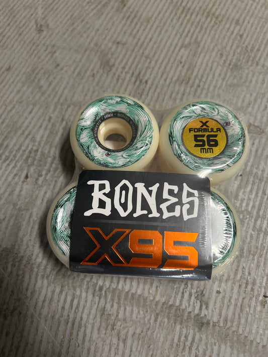 Bones 56mm Wheels X95 V6 Widecut Money Bunny X-Formula 95a