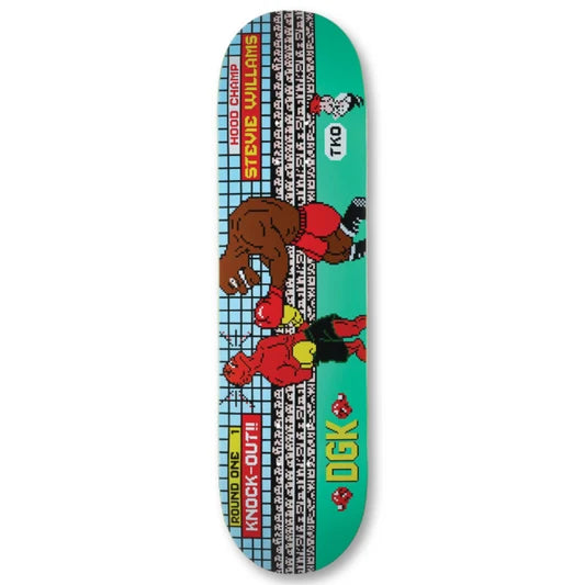 DGK 8-BIT TKO STEVIE SKATEBOARD DECK