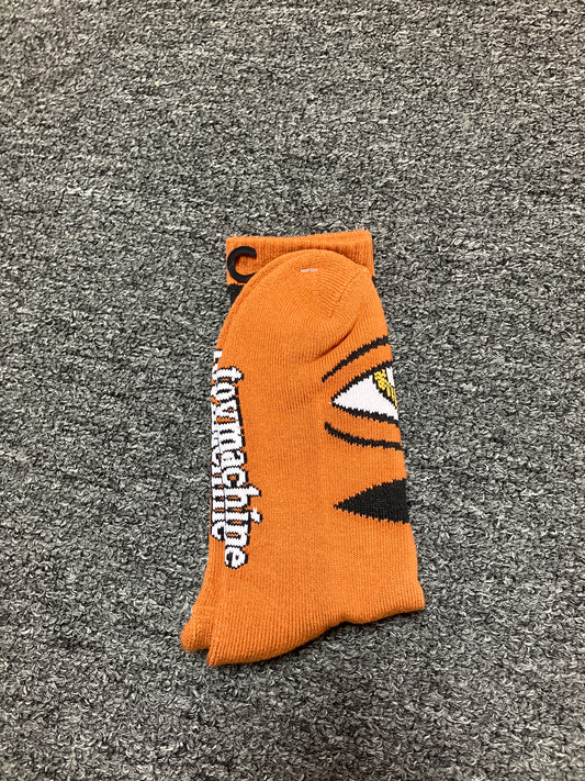 Toy Machine Eye Crew Socks- Chocolate