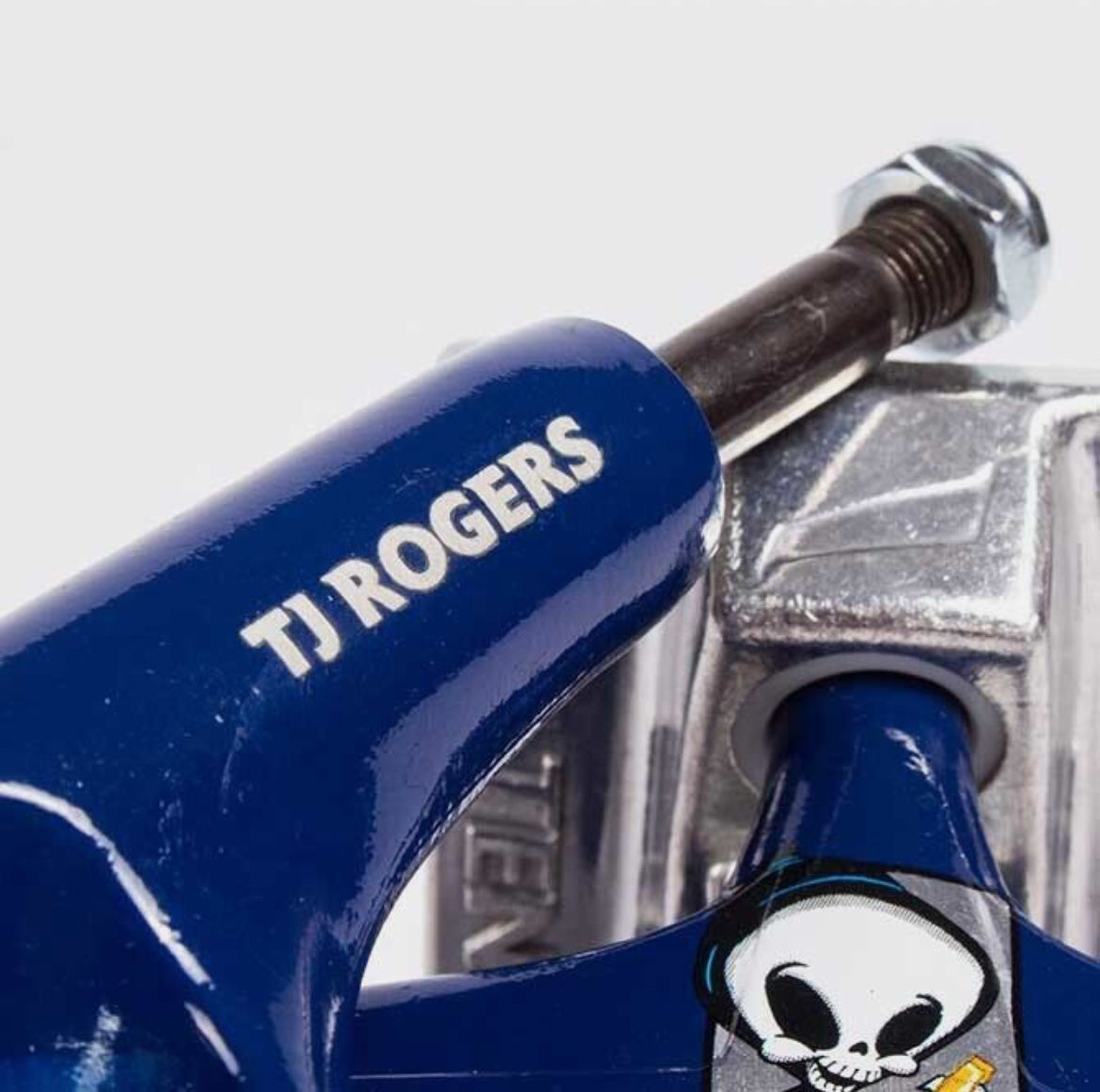 Tensor 5.5 Aluminum Navy/Silver Blind TJ Rogers Pro Model Trucks Set