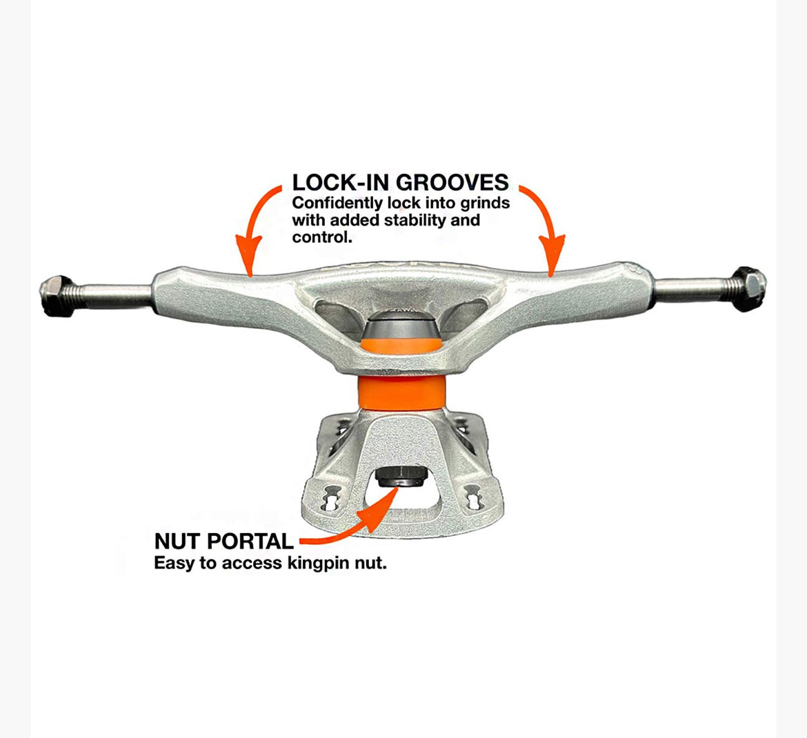 Grind King Trucks Locker Silver