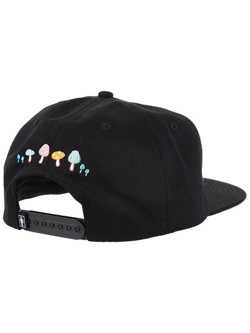Girl Kuromi Sanrio Friends 5 Panel Snapback Hat