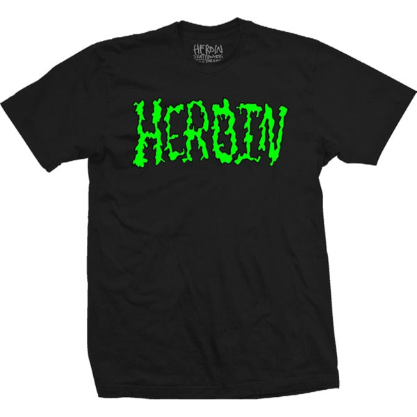 Heroin Skateboards Dead Toons T Shirt