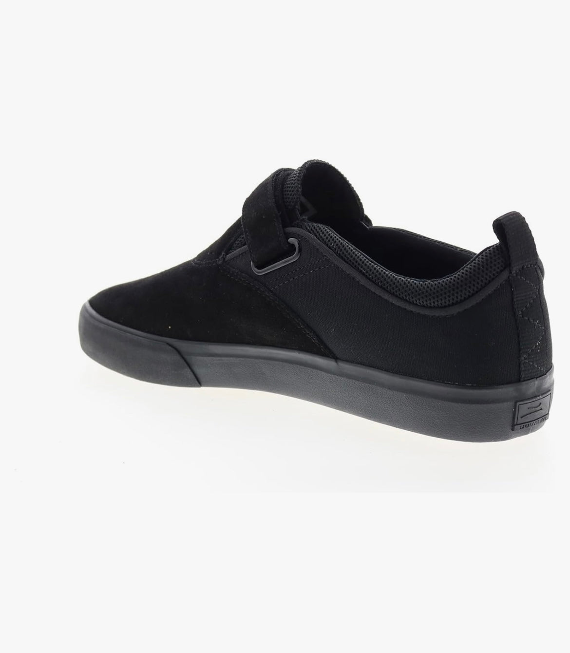 Lakai Riley 2 Skate Shoe Black Suede Velcro