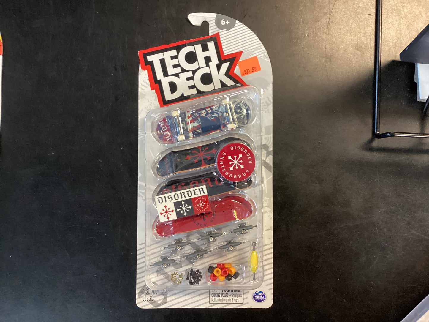 Tech Deck fingerboard 4 pack Disorder