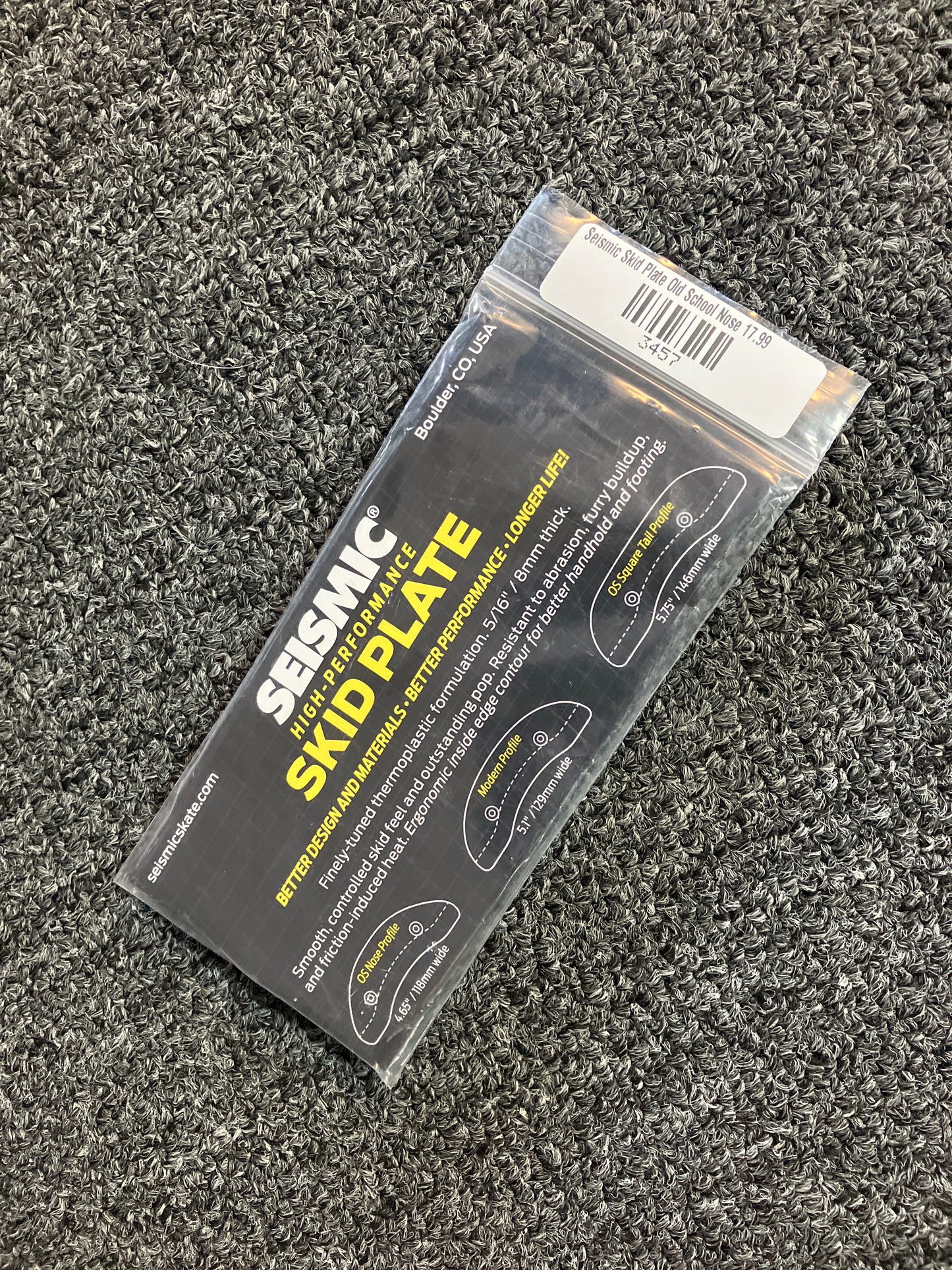 Seismic Skid Plate Old School Nose