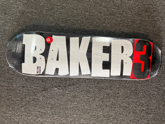 Baker 3 Deck Brand Logo Black White