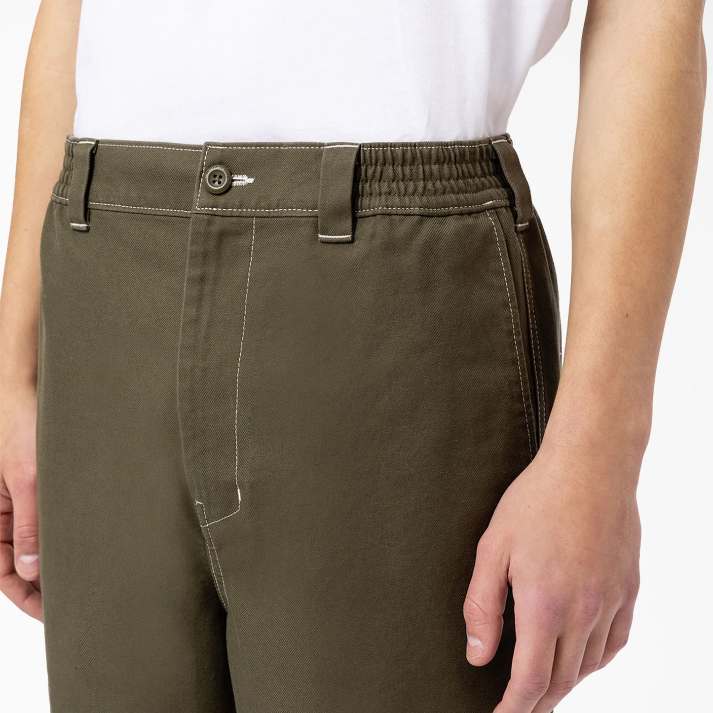 Dickies Florala Double Knee Pants - Military Green