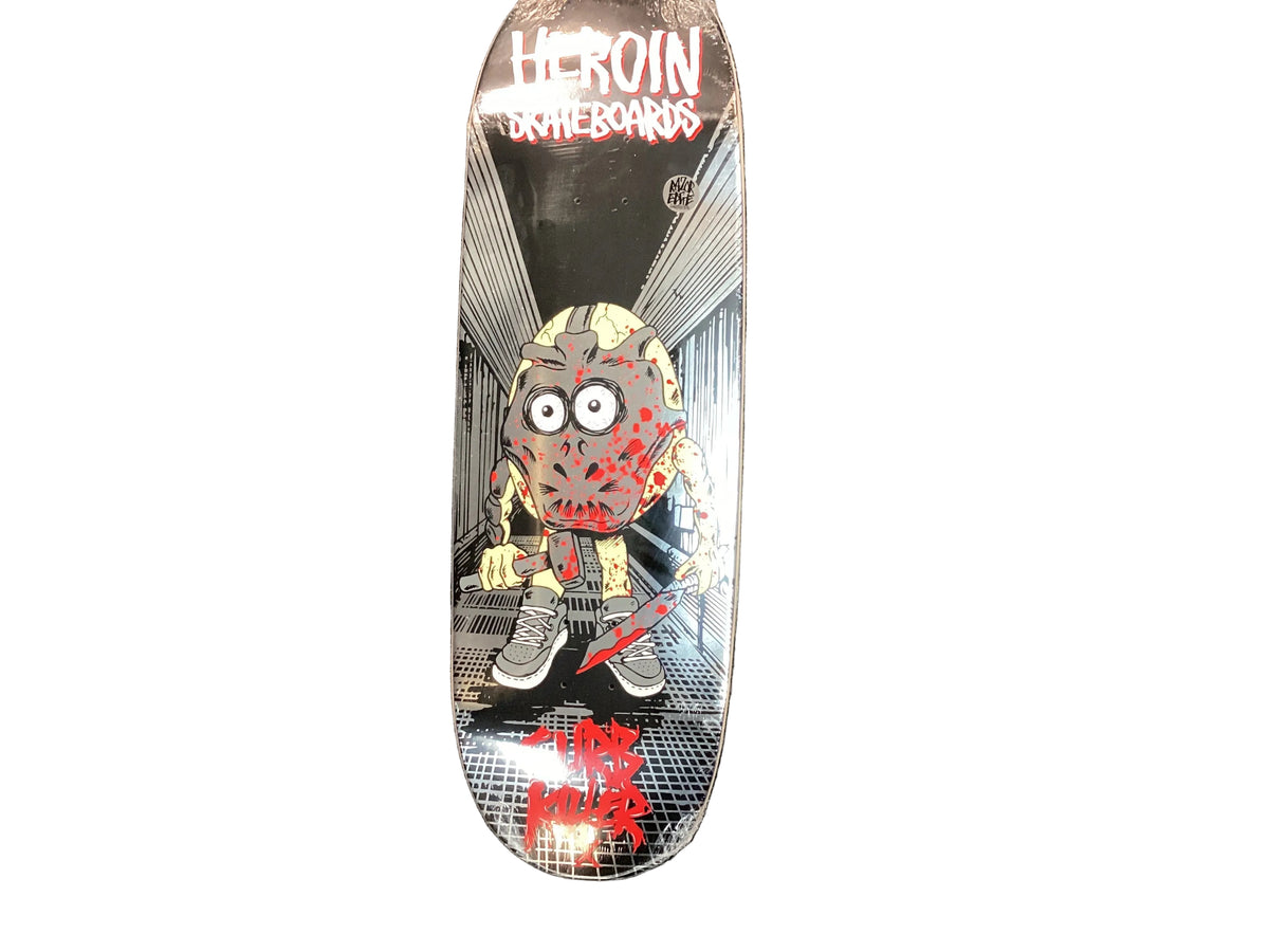 HEROIN Curb Killer X Skateboard Deck 10”