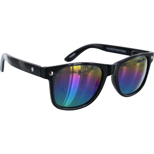 Sun Haters Leonard Polarized Black/Colored Mirror Sunglasses