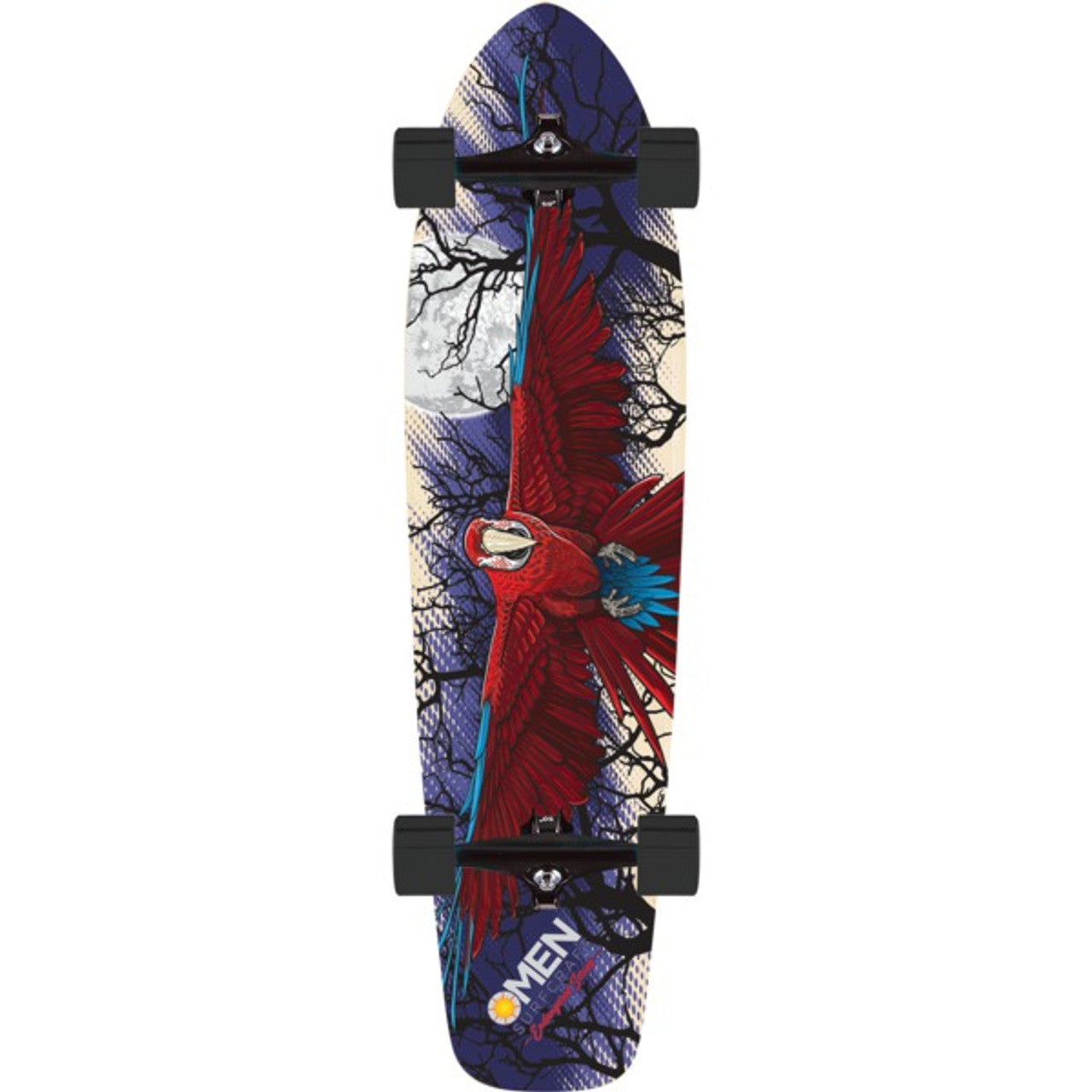 Omen Endangered Macaw Longboard 40"