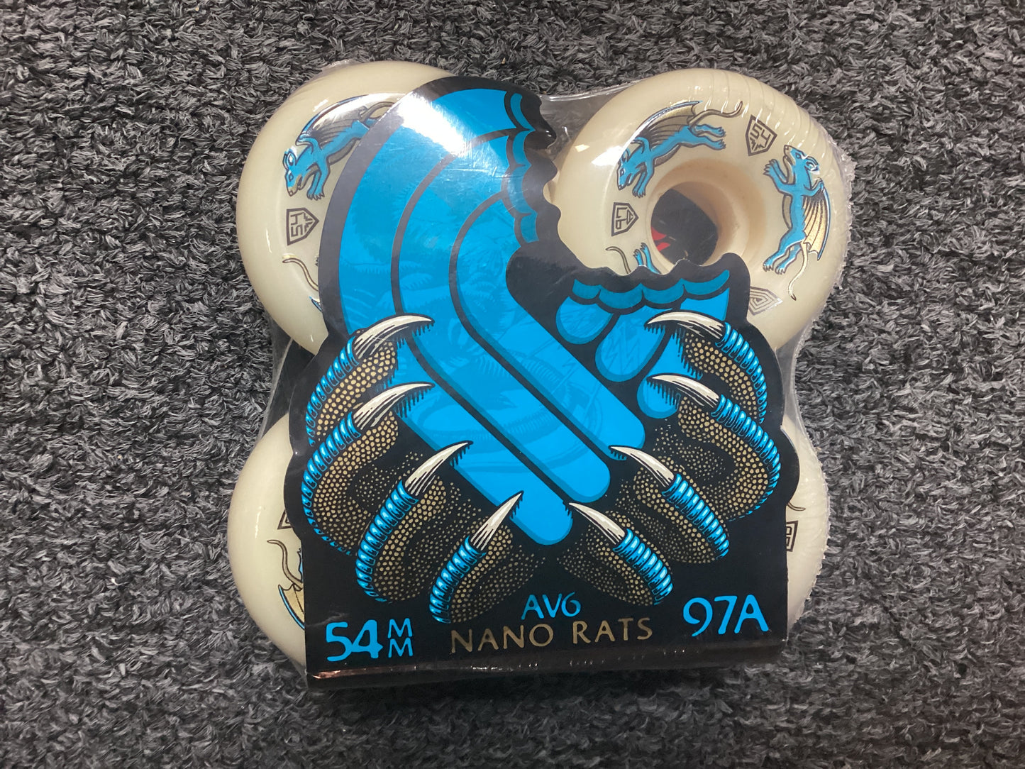 Powell Peralta 54mm Dragon Wheels Nano Rats 97A
