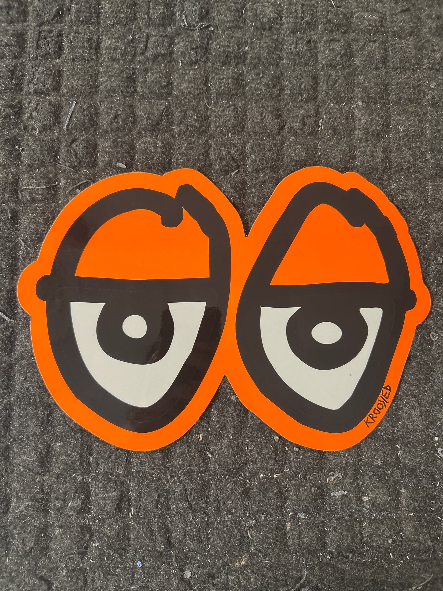 Krooked Eyes Large Sticker