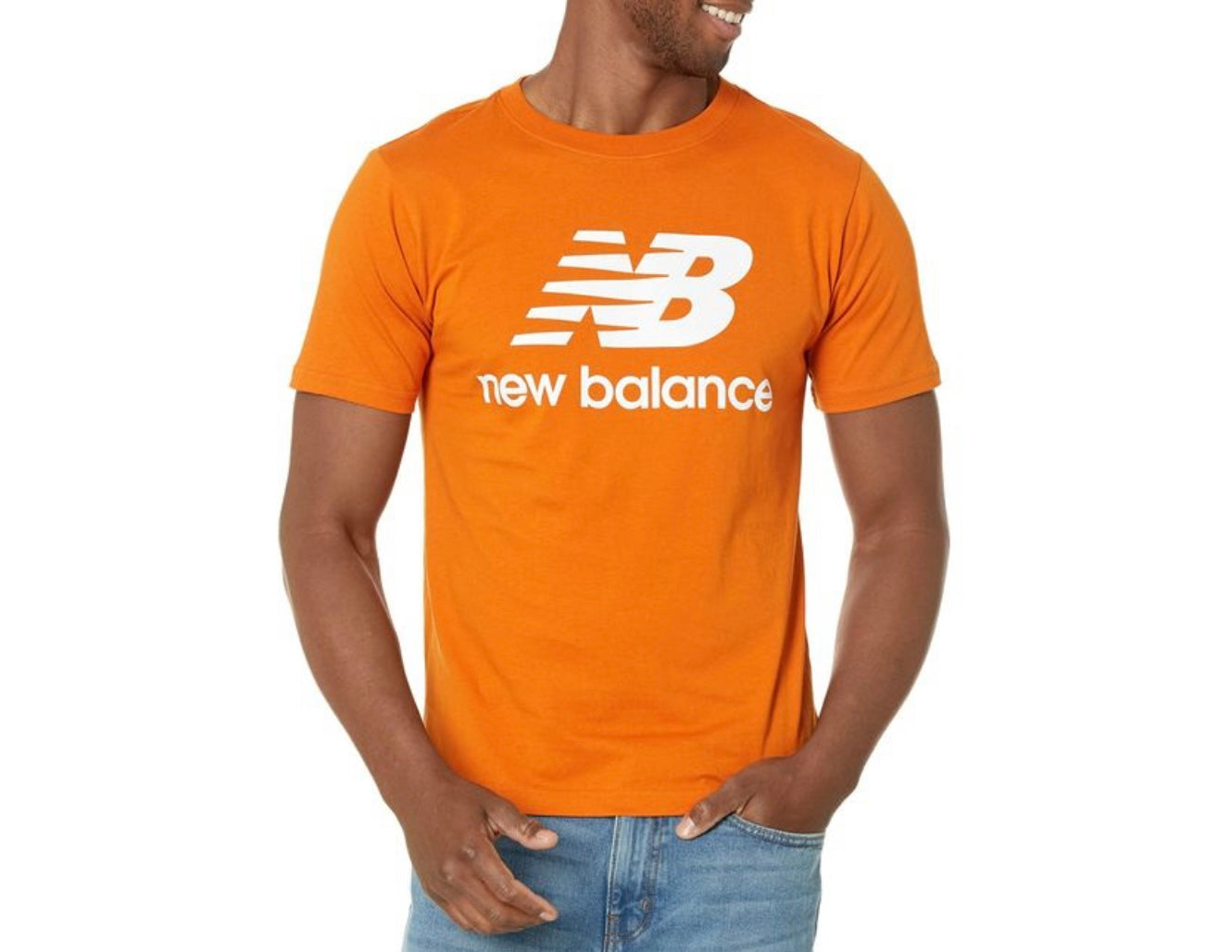 New Balance Esse St Logo T-Shirt Orange