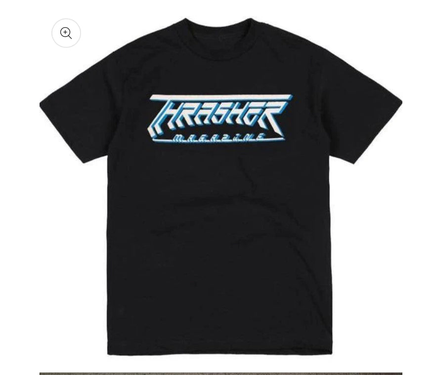 Thrasher Future Logo T-Shirt Black