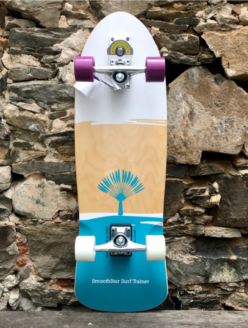 Smooth Star 31″ Johanne Defay Teal/White THD SurfSkate