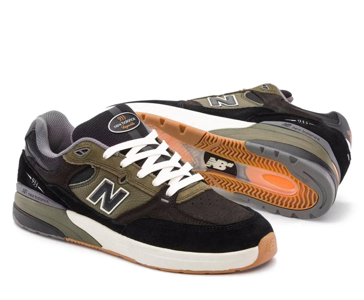 New Balance Numeric Reynolds 933 "Black/Olive" Shoes