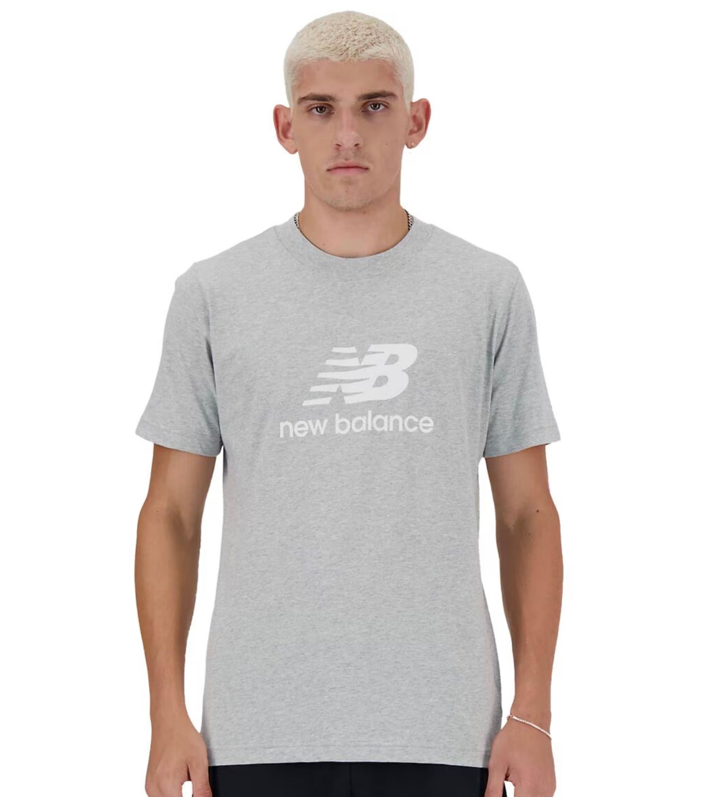 New Balance ESSE ST LOGO T-Shirt Grey