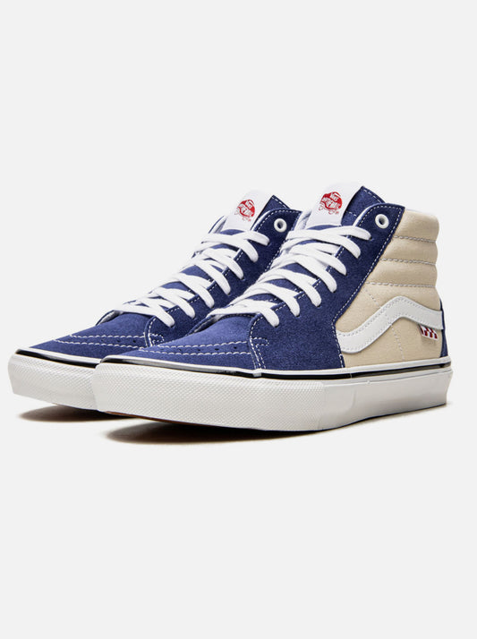 Vans Skate SK8-Hi Shoes Navy Peony/Whitecap