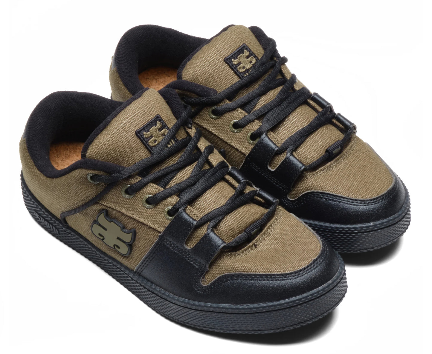 Ipath Cricket skateboard shoes Waxed Hemp green/black