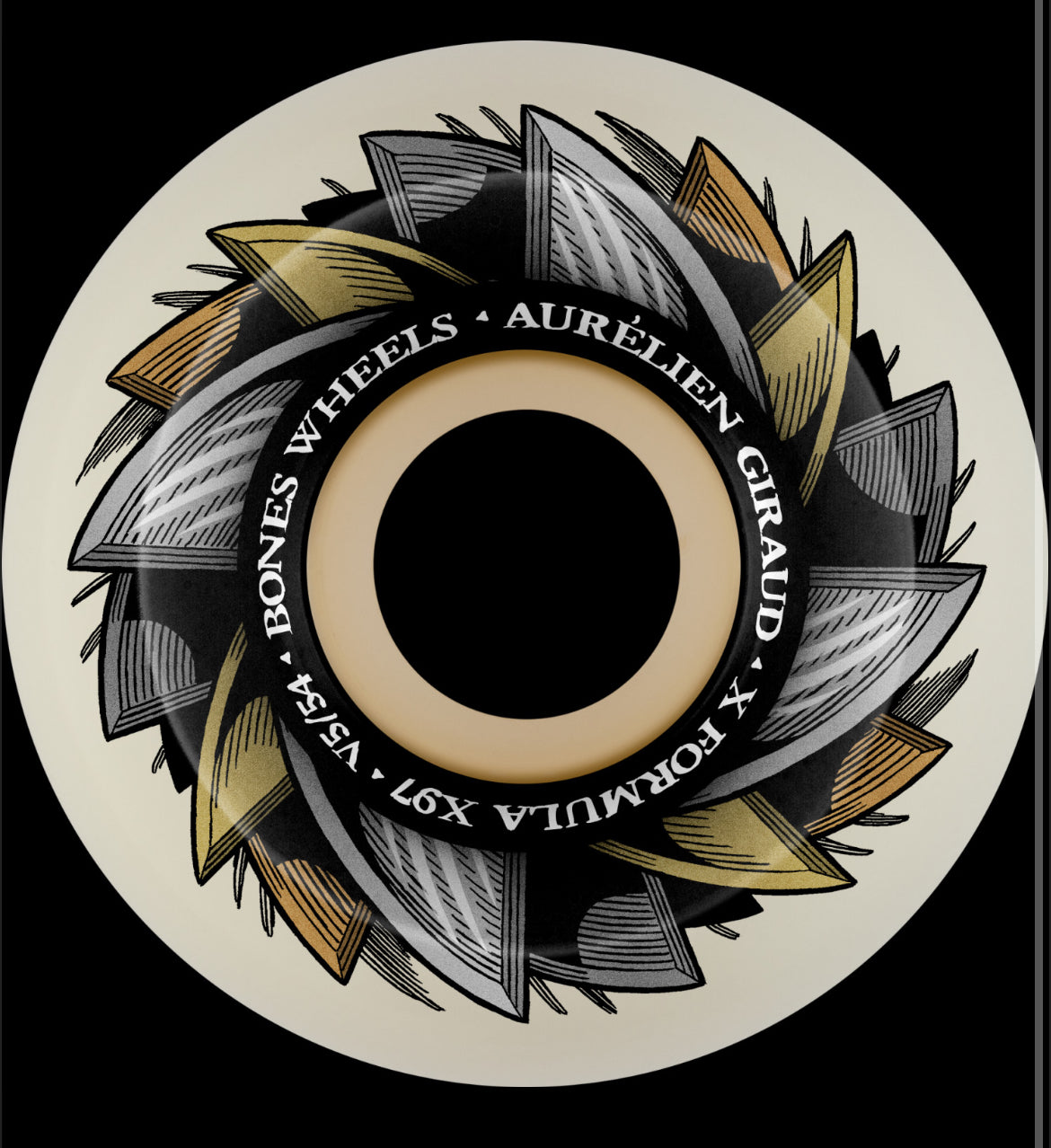 Bones 54mm Pro Wheels X97 Aurelien Guraud V5