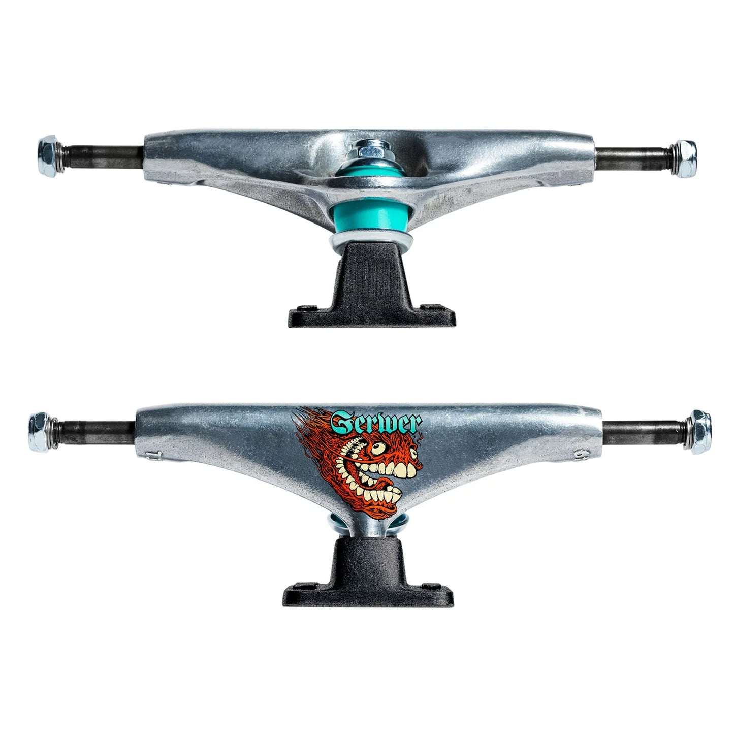 Thunder Skateboard Trucks Gerwer Screaming Grimple Pro T-II Polished/Black 148 (8.25")