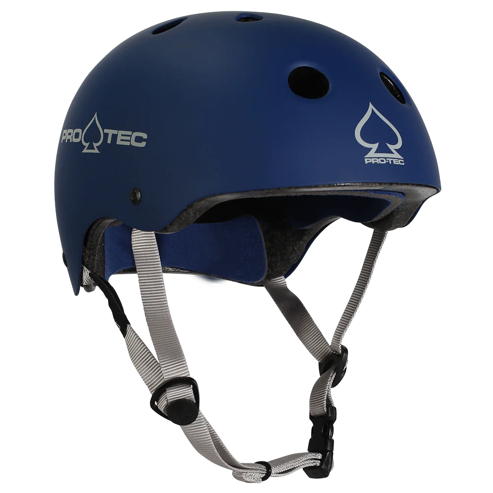 Protec Classic Helmet Certified Matte Blue