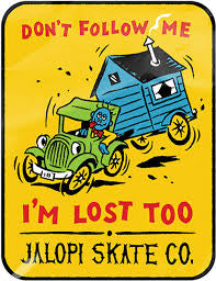 Anti Hero Jalopi Don’t Follow Me Sticker