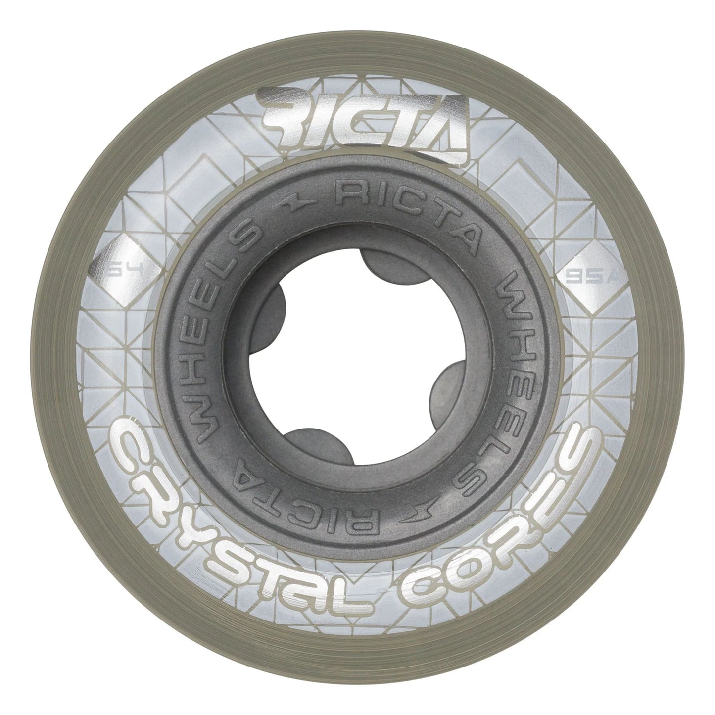 Ricta 53mm Wheels Crystal Cores 95A Smoke