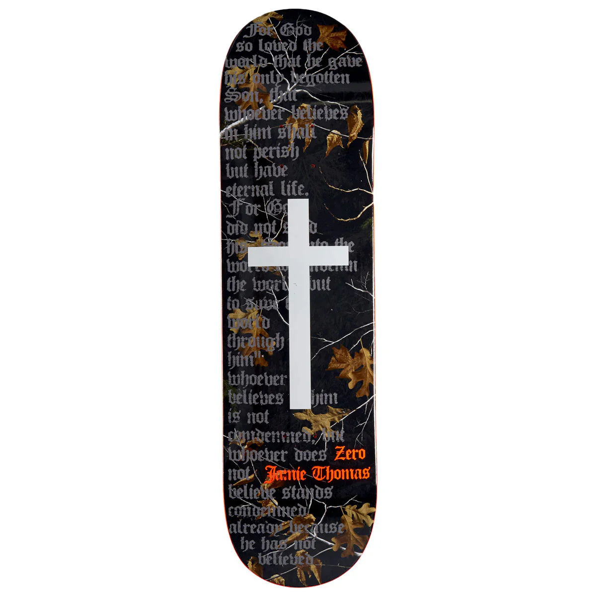 Zero 8.25 Skateboard Deck Thomas Cross X Real Tree