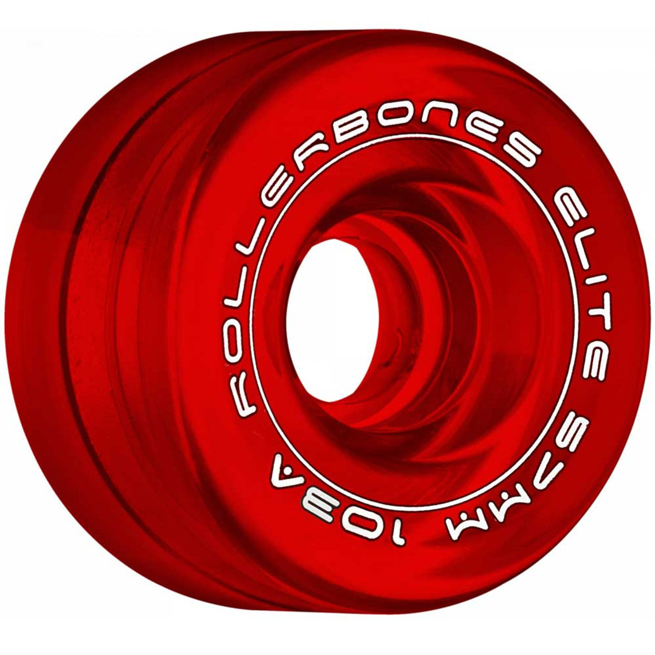 Bones Rollerbones Elite Wheels for roller skates red clear 62mmx30mm 101A set of 8