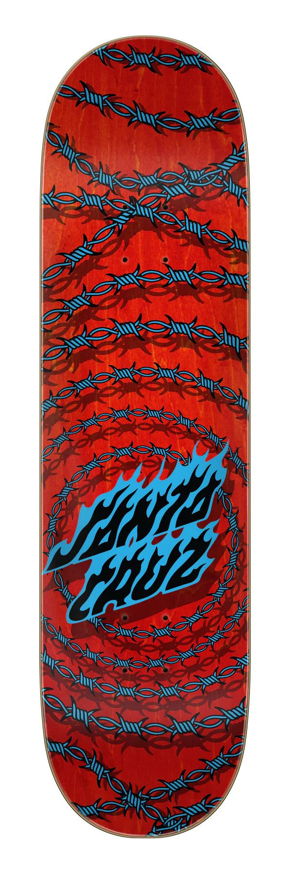 Santa Cruz 8.25 deck Wired Flame Dot skateboard deck