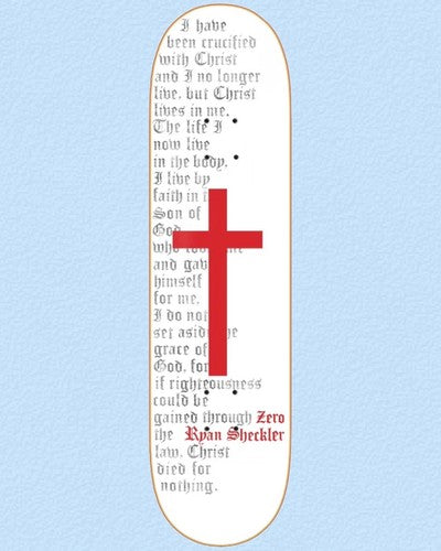 Zero Skateboard Deck Sheckler Cross
