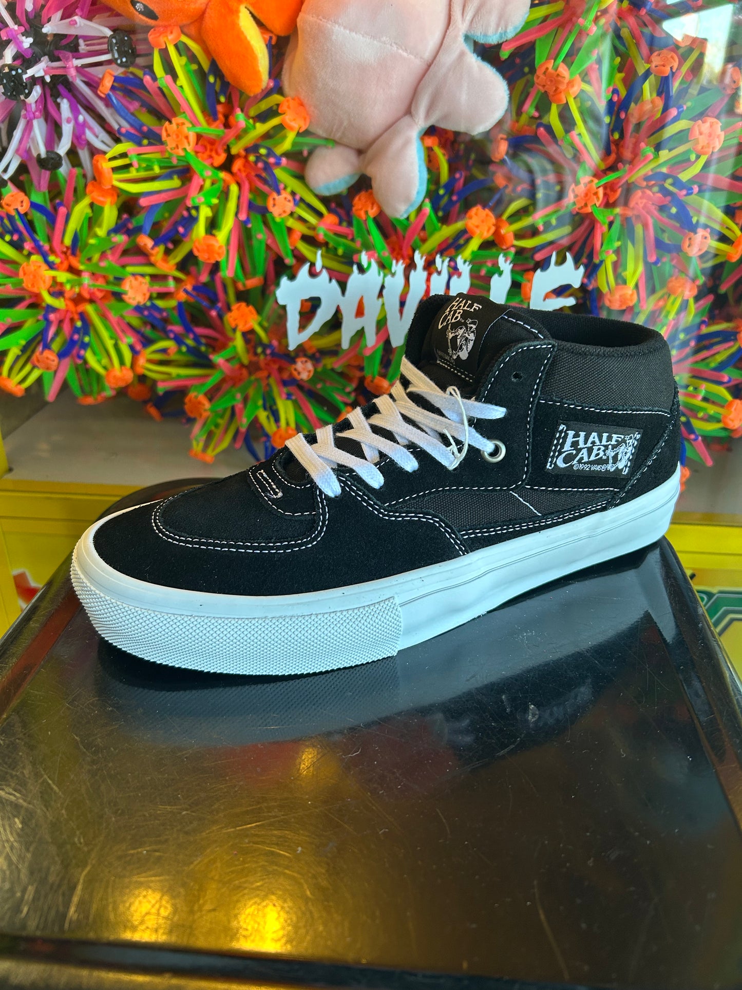 Vans Skate Half Cab Shoes Black/White