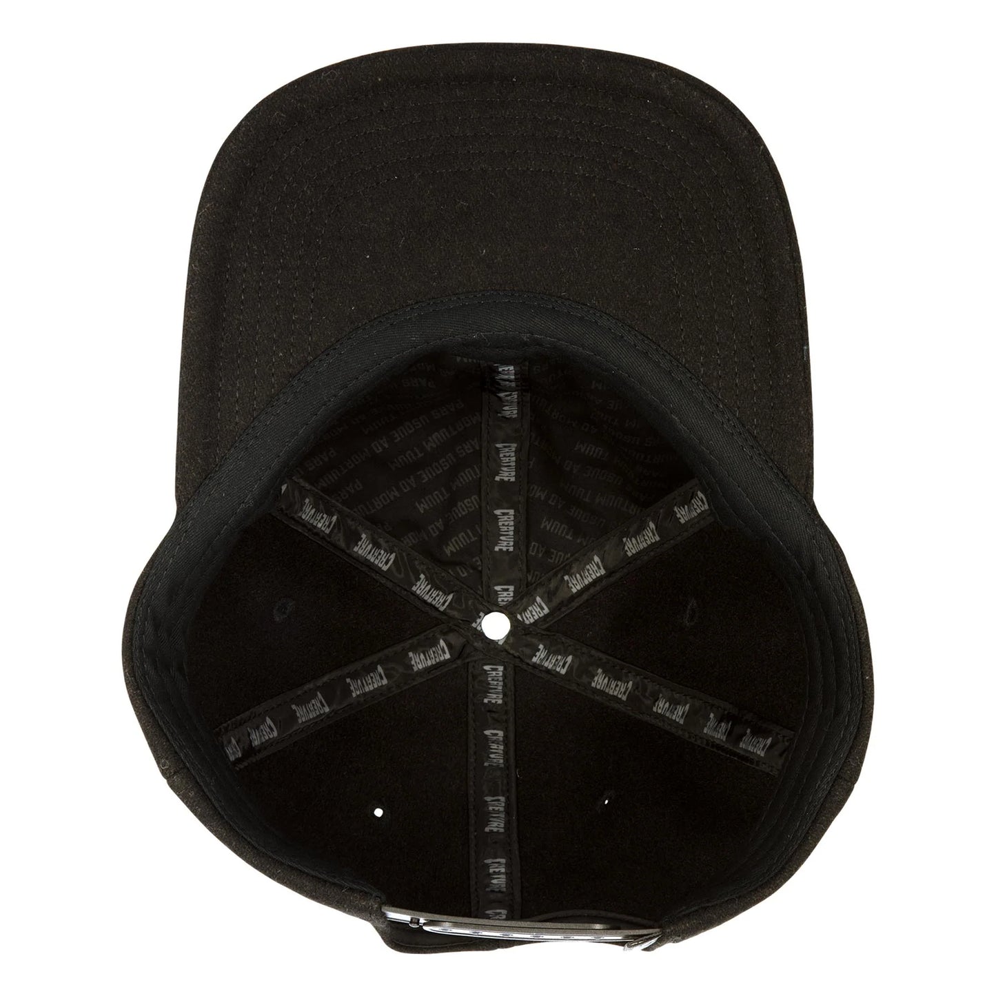 Creature Hat Drop Out Black SnapBack